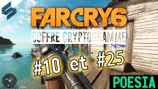 TUTO FarCry6  Coffre CRYPTOGRAMME 3  10 et 25  Poesia [upl. by Waiter489]