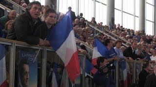 Nicolas Sarkozy en campagne dans le HautRhin [upl. by Airamat551]