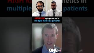 high risk cytogenetics in multiple myeloma patients  Dr Jens Hillengass oncology shorts cancer [upl. by Lordan148]