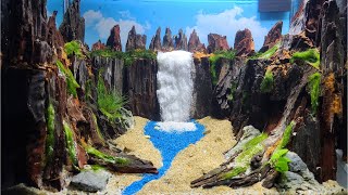 DIY Waterfall Aquarium Layout And You Can Easily Do It Too [upl. by Haduj345]