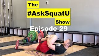 How to Improve Hip Flexion Mobility AskSquatU Show Ep 29 [upl. by Allenrad334]