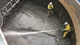 Thickener Tank Cleaning [upl. by Novia]