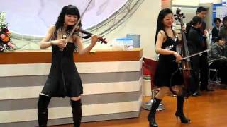 Electric Violin performance  China [upl. by Krystin]