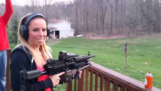 High Powered Armory full auto M249 M46 [upl. by Akcemat126]