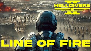 LINE OF FIRE  HELLDIVERS METAL SONG WITH GAMEPLAY  Helldivers 2 [upl. by Nivad169]