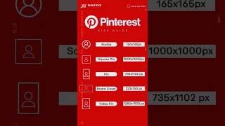 Pinterest Size Guide  pinterest design size pinterest all image size guide pinterest ytshorts [upl. by Aicel]