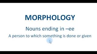 NOUNS ENDING IN ee [upl. by Alton977]