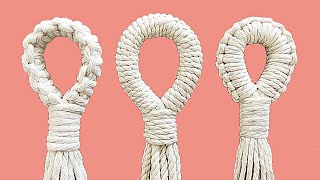 DIY 3 ideas de PORTAMACETAS en macrame SIN ARO  DIY 3 Macrame Plant Hanger ideas Without a Ring [upl. by Mel]