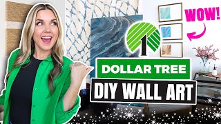 Dollar Tree Large Wall ArtDecorate Every Room in your House [upl. by Goulet834]