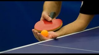 Apprentissage du tennis de table  Le service bombe [upl. by Leuqar]