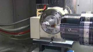 Orthopedic Implant Machining on a Makino Horizontal Machining Center with 5Axis Table [upl. by Nealah]