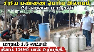 பால் பண்ணையில் 12 வருட வெற்றி விவசாயின் அனுபவ பதிவு milkdairy [upl. by Anaidirib576]