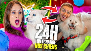 ON ECHANGE NOS CHIENS PENDANT 24h  2 feat Michou [upl. by Saddler]