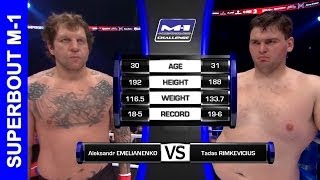 Александр Емельяненко vs Тадас Римкявичюс Emelianenko vs Rimkevicius  FULL [upl. by Clovah743]