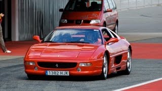 Ferrari 355 F1 Trackday  Acceleration and Flybys [upl. by Phelgon]