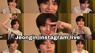 102723 양정인 인스타그램 라이브 STRAY KIDS Jeongin instagram live [upl. by Akinot]