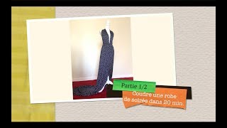 Coudre une robe de soirée dosnus avec traîne 👗💋 Partie 12 [upl. by Neelac]