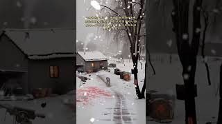 A winter fairy tale in the countrysidesnow funny bosnia nature automobile funny shorts sad [upl. by Annavaj]