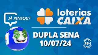 Resultado da Dupla Sena  Concurso nº 2686  10072024 [upl. by Iat]