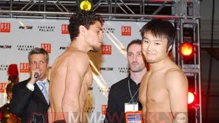 Nick Diaz Confronts Takanori Gomi in Pride 33 FaceOff PRIDENeverDie [upl. by Neelyt]