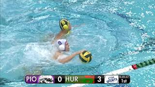 CTN SPORTS 2017  Pioneer  Huron High School Mens Water Polo September 19th [upl. by Wistrup131]