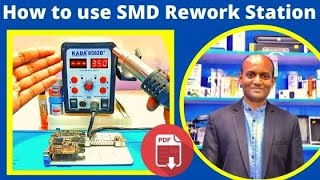 How to use a Hot Air Rework Station and SMD Rework Station for Mobile Repairing [upl. by Burnley]