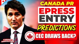 Express Entry Draw Predictions  New Policy amp Rules  CEC Draws Back Canada Immigration 2024 [upl. by Idoc]