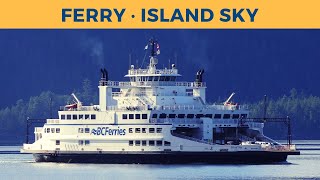 Arrival of ferry ISLAND SKY Saltery Bay BC Ferries [upl. by Reyotal]