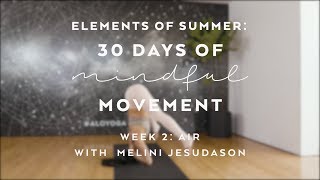 Inversion Yoga Flow for Beginners  Elements of Summer 30 Days of Mindful Movement [upl. by Akirahc]