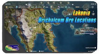 Assassins Creed Odyssey All Lakonia Orichalcum Locations [upl. by Enomsed]