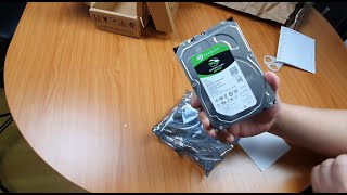 How to install HUGE Seagate Barracuda 8TB Internal Hard Drive 175 USD [upl. by Noleta]