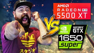 RX 5500XT vs GTX 1650 Super  Cuál DEBES comprar y cual NO DA el ANCHO FullHD 1080p  Droga Digital [upl. by Zsamot]