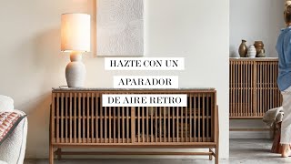 Aparadores con aire retro para el hogar  DecoraciónTV [upl. by Nesahc709]