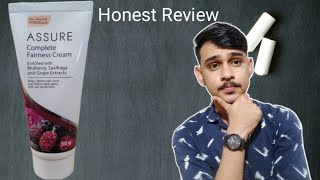 Assure complete fairness cream  Uses Side Effect review comparison in Hindi [upl. by Ayotahc33]