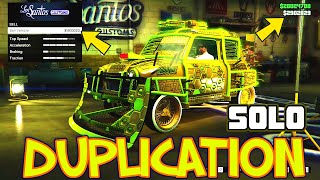 NEW GTA Online Car Duplication Glitch EASY 1 PLAYER METHOD [upl. by Yorick]