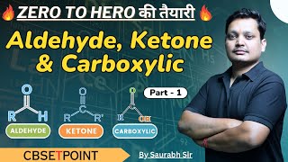 Aldehydes Ketone amp Carboxylic Part1  Introduction to Nomenclature of Carbonyl Compound CBSETPOINT [upl. by Domenech702]