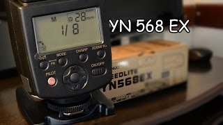 Flash Yongnuo YN 568 EX  Unboxing Review [upl. by Idoc]