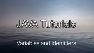 What is VariableIdentifiers and Datatype in Java [upl. by Desirea]