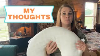 Mom of 5 Reviews the Boppy Nursing Pillow [upl. by Dnomzed89]