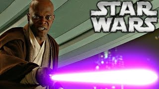 How Mace Windu Got His Purple Lightsaber  Star Wars Explained [upl. by Iroak]