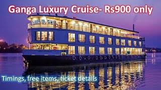 Varanasi Ganga luxury river cruise offers enchanting views of 84 ghats a must for any traveler [upl. by Rawley]