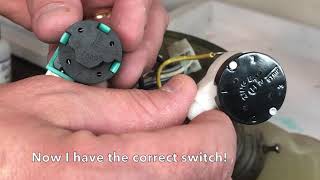 Hampton Bay Ceiling Fan Switch Replacement  ZE 268S6 [upl. by Nsaj598]