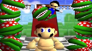 Super mario 64 bloopers Pluck the piranha plant [upl. by Ueik902]