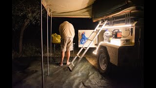 CAMPING IN THE MANYELETI GAME RESERVE [upl. by Spence680]