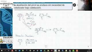 TEMA 42 PIRROL TIOFENO Y FURANO  426 ACETILACIÓN DEL PIRROL [upl. by Bax774]