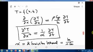 Penyelesaian Persamaan Diferensial Parsial Parabolik metode Finite Difference dengan Excel part 1 [upl. by Muffin]