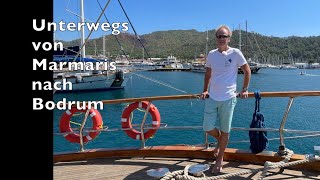 Türkei Unterwegs von Marmaris nach Bodrum  LuxusYachten und türkisblaues Meer [upl. by Awad136]