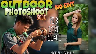 OUTDOOR PHOTOSHOOT IDEAS using my Nikon d320018200mm lens  NO EDITSOOC  Philip Moico Vlogs [upl. by Neerual728]