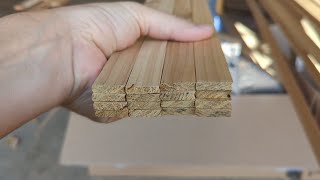 Cedar Strip Canoe Build  Episode 6 Thickness Planing  Cove and Bead [upl. by Ravi]