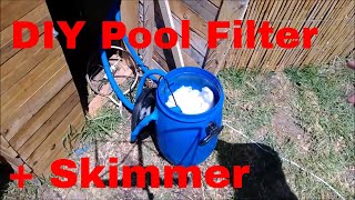 DIY Pool filter and skimmer [upl. by Griffiths]